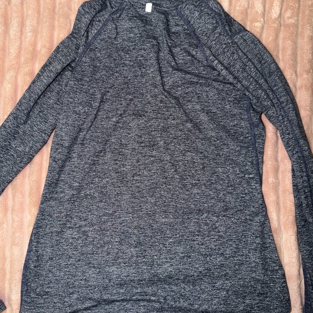 Pre-loved Nike Heathered 1/4 Zip Dri-FIT Pullover - Picture 3 of 3